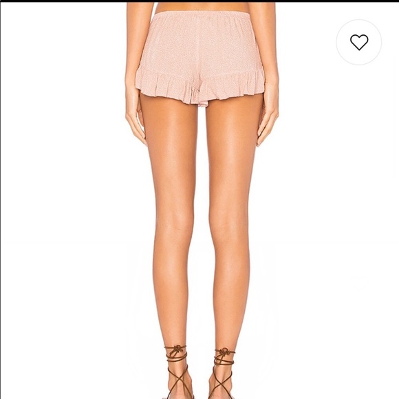 Indah ruffle pink daisy shorts - Picture 3 of 6